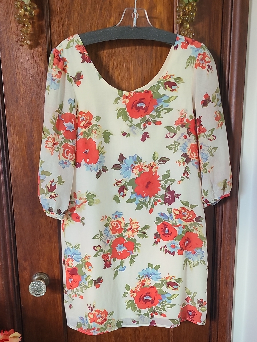 Tulle For Anthropologie Floral Shift Dress Size Small